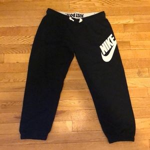 Nike cropped sweats